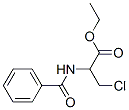 3-Chloro-2-(benzoylamino)propionic acid ethyl ester Structure