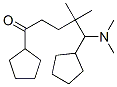 1,5-Dicyclopentyl-4,4-dimethyl-5-(dimethylamino)-1-pentanone,3853-14-3,结构式