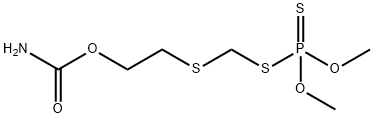 Carbamic acid 2-(dimethoxythiophosphinoylthiomethylthio)ethyl ester Structure
