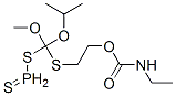 エチルカルバミド酸2-[メトキシ(1-メチルエトキシ)チオホスフィノイルチオメチルチオ]エチル 化学構造式