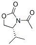 2-Oxazolidinone, 3-acetyl-4-(1-methylethyl)-, (4R)- (9CI) 化学構造式