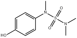 N-(4-hydroxyphenyl)-N,N',N'-trimethylsulfamide Struktur