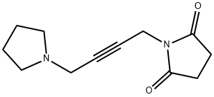 N-[4-(1-Pyrrolidinyl)-2-butynyl]succinimide Structure