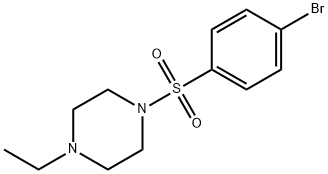 1-(4-BROMOPHENYLSULFONYL)-4-ETHYLPIPERAZINE, 385404-09-1, 结构式