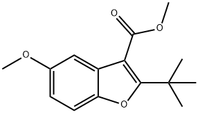 Methyl 2-tert-butyl-5-Methoxybenzofuran-3-carboxylate Structure