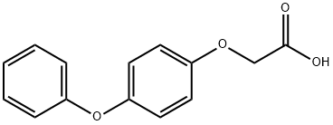 (4-苯氧基苯氧基)乙酸, 38559-90-9, 结构式