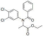 ethyl 2-[benzoyl-(3,4-dichlorophenyl)amino]propanoate Structure