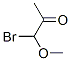 2-Propanone,  1-bromo-1-methoxy- 化学構造式