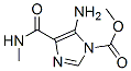 1H-Imidazole-1-carboxylicacid,5-amino-4-[(methylamino)carbonyl]-,methyl 化学構造式