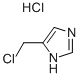 4-(Chloromethyl)-1H-imidazole hydrochloride Struktur