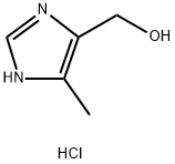 4-ヒドロキシメチル-5-メチルイミダゾール塩酸塩 化学構造式