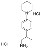 beta-Methyl-4-piperidinophenethylamine dihydrochloride Struktur