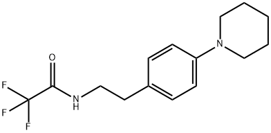 N-(4-Piperidinophenethyl)-2,2,2-trifluoroacetamide Structure