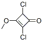 2-Cyclobuten-1-one,  2,4-dichloro-3-methoxy- 结构式