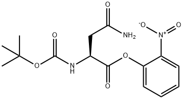 BOC-ASN-O-NITROPHENYL ESTER, 38605-58-2, 结构式
