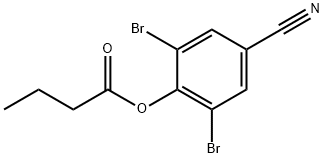 2,6-dibromo-4-cyanophenyl butyrate Structure