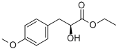 (S)-2-HYDROXY-3-(4-METHOXY-PHENYL)-PROPIONIC ACID ETHYL ESTER 化学構造式