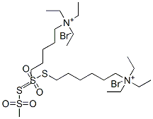 6-(トリエチルアンモニウム)ヘキシルメタンチオスルホン酸ブロミド 化学構造式