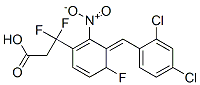 [(2,4-dichlorobenzylidene)(2-nitro-4-trifluorobenzyl)]acetic acid 结构式