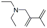 N,N-ジエチル-3-メチル-2-メチレン-3-ブテン-1-アミン 化学構造式