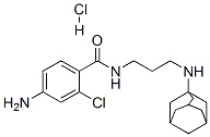 N-[3-(1-adamantylamino)propyl]-4-amino-2-chloro-benzamide hydrochlorid e,38646-27-4,结构式