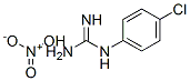 1-(4-クロロフェニル)グアニジン・硝酸塩 化学構造式