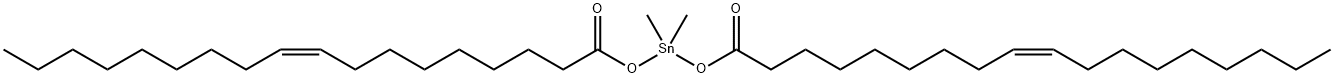 dimethylbis(oleoyloxy)stannane Struktur