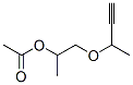 1-[(1-Methyl-2-propynyl)oxy]-2-propanol acetate Structure