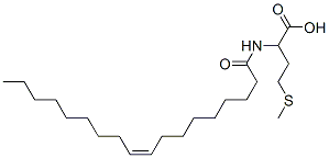 rac-(R*)-4-(メチルチオ)-2-[[(Z)-1-オキソ-9-オクタデセニル]アミノ]酪酸 化学構造式