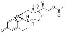 9b,11b-Epoxy-17,21-dihydroxypregna-1,4-diene-3,20-dione 21-acetate