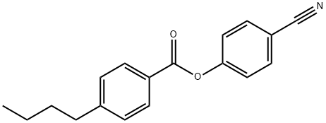 4-CYANOPHENYL 4-N-BUTYLBENZOATE Struktur