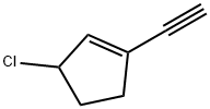 Cyclopentene, 3-chloro-1-ethynyl- (9CI) 结构式