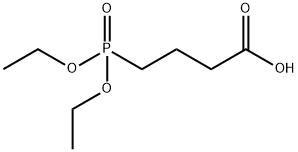 DIETHYLPHOSPHONOBUTANOIC ACID Structure