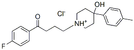 1-[3-(p-fluorobenzoyl)propyl]-4-hydroxy-4-(p-tolyl)piperidinium chloride  Structure