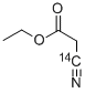 ETHYL CYANOACETATE, [CYANO-14C] Structure