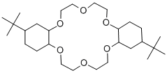 4,4'(5')-DI-T-BUTYLDICYCLO-HEXANO-18-CROWN-6 Struktur