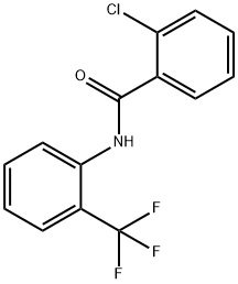 2-chloro-N-[2-(trifluoromethyl)phenyl]benzamide Structure