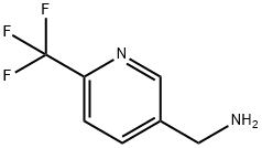 3-アミノメチル-6-(トリフルオロメチル)ピリジン 化学構造式