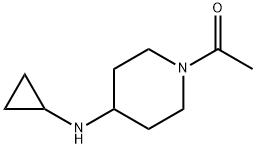 1-アセチル-4-シクロプロピルアミノピペリジン 化学構造式