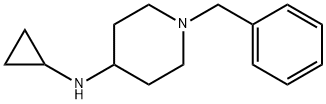 1-BENZYL-N-CYCLOPROPYLPIPERIDIN-4-AMINE
 Structure