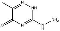 3-HYDRAZINO-6-METHYL-4H-[1,2,4]TRIAZIN-5-ONE 结构式