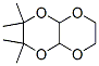 Hexahydro-2,2,3,3-tetramethyl[1,4]dioxino[2,3-b]-1,4-dioxin Struktur