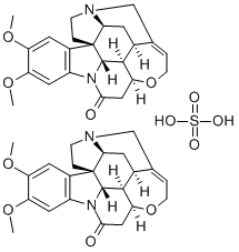 Brucine sulfate. 结构式