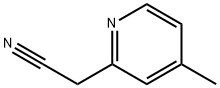 2-(4-Methylpyridin-2-yl)acetonitrile Structure
