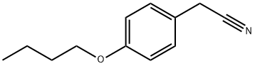 4-ブトキシフェニルアセトニトリル 化学構造式