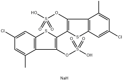 可溶性还原红1, 3875-72-7, 结构式