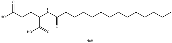 肉豆蔻酰谷氨酸钠,38754-83-5,结构式