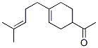 1-[4-(4-methyl-3-pentenyl)-3-cyclohexen-1-yl]ethan-1-one Structure