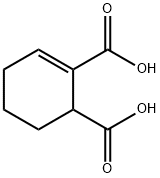2-シクロヘキセン-1,2-ジカルボン酸 化学構造式