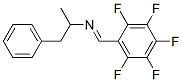 α-メチル-N-(2,3,4,5,6-ペンタフルオロベンジリデン)ベンゼンエタンアミン 化学構造式